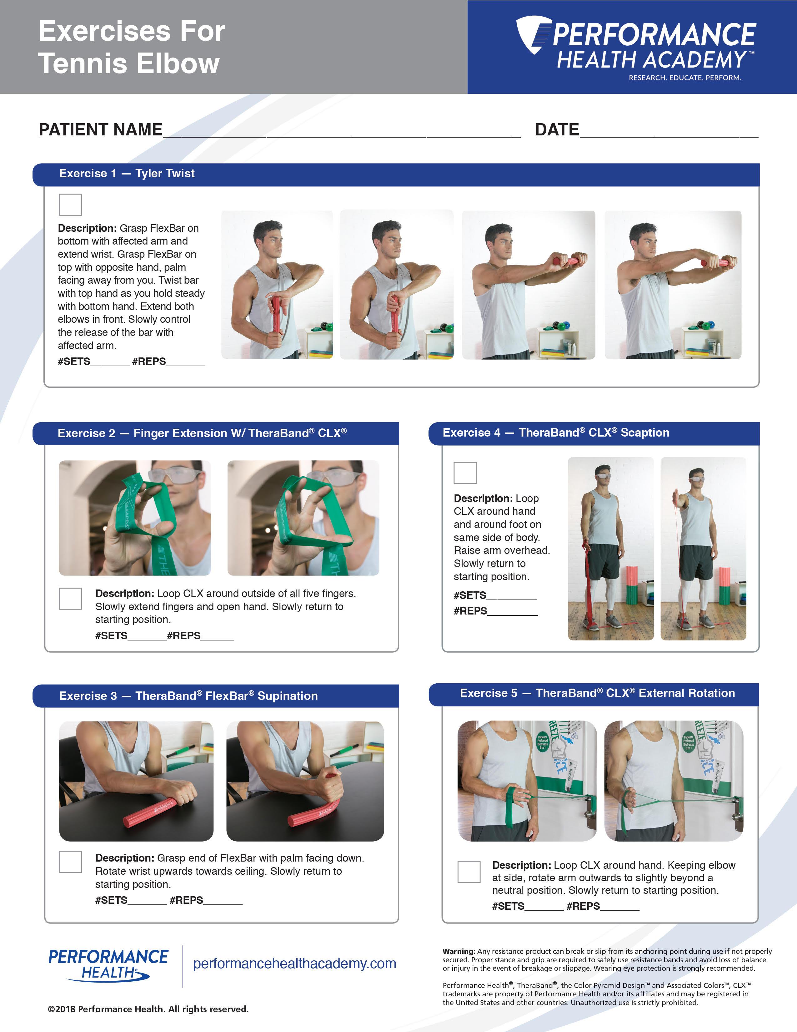 Exercises for Tennis Elbow