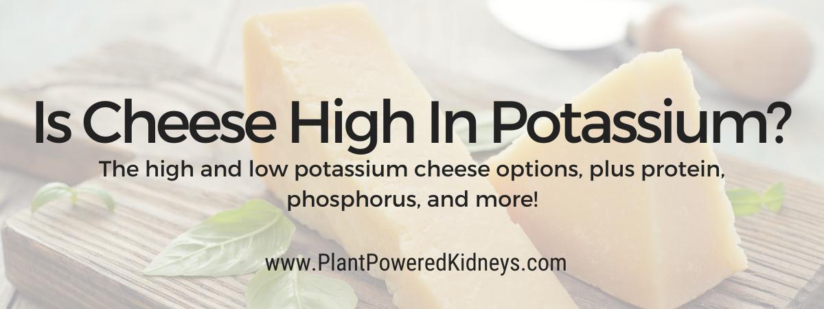 is american cheese high in potassium