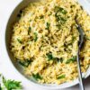 Homemade Rice Pilaf (healthy rice-a-roni)