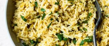 Homemade Rice Pilaf (healthy rice-a-roni)