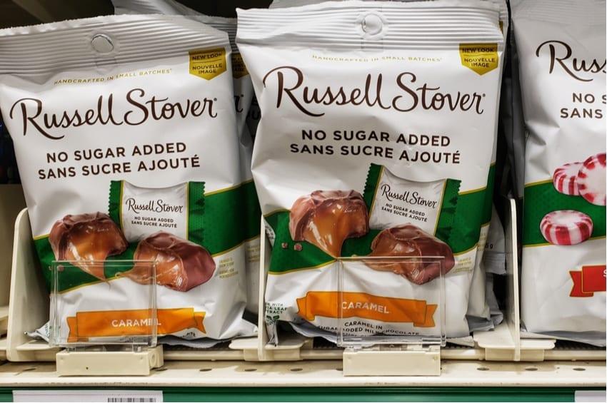 is russell stover sugar free candy ok for diabetics