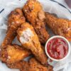 Air Fryer Buttermilk Fried Chicken Recipe – BEST EVER! (low FODMAP/dairy-free option)