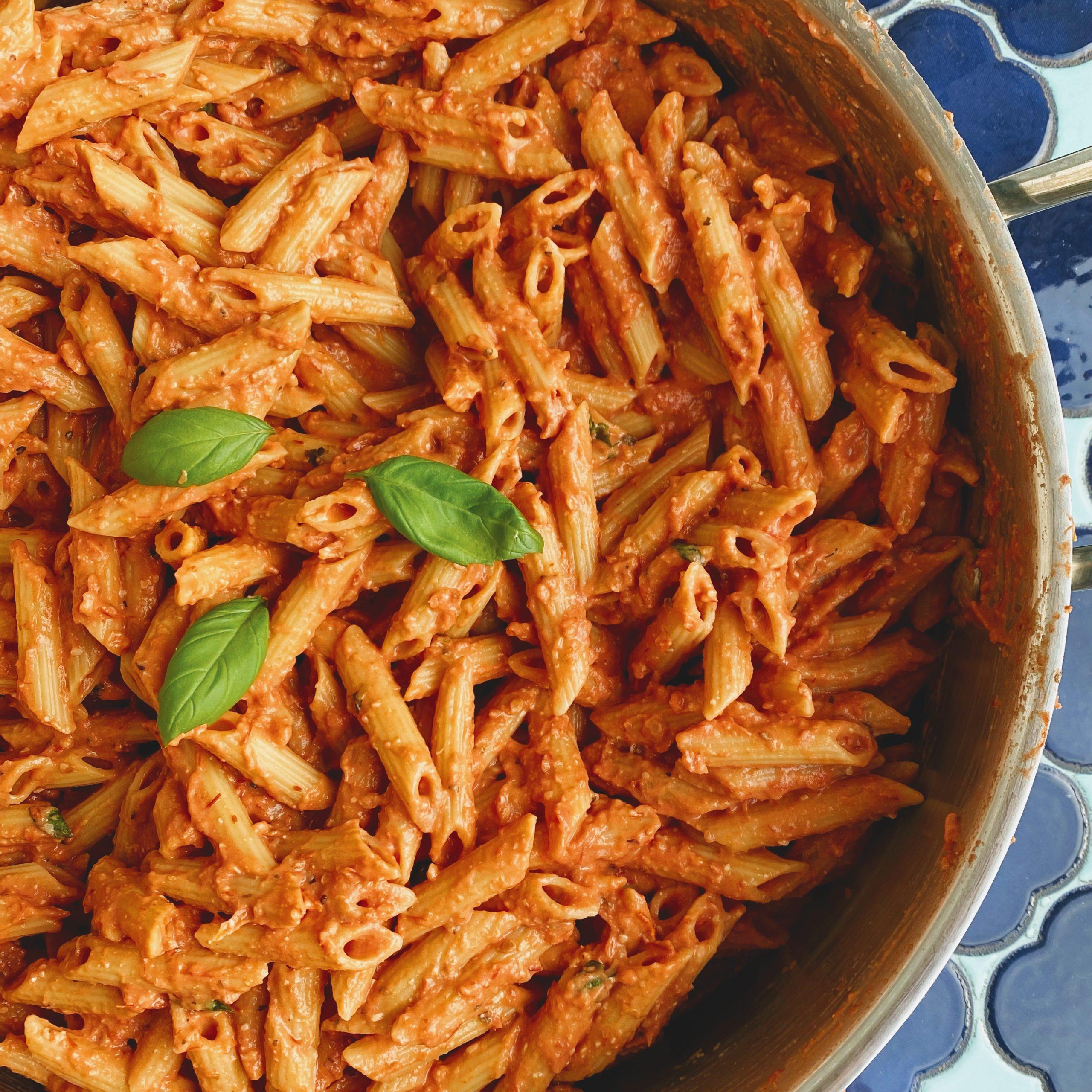 pasta with vodka sauce calories