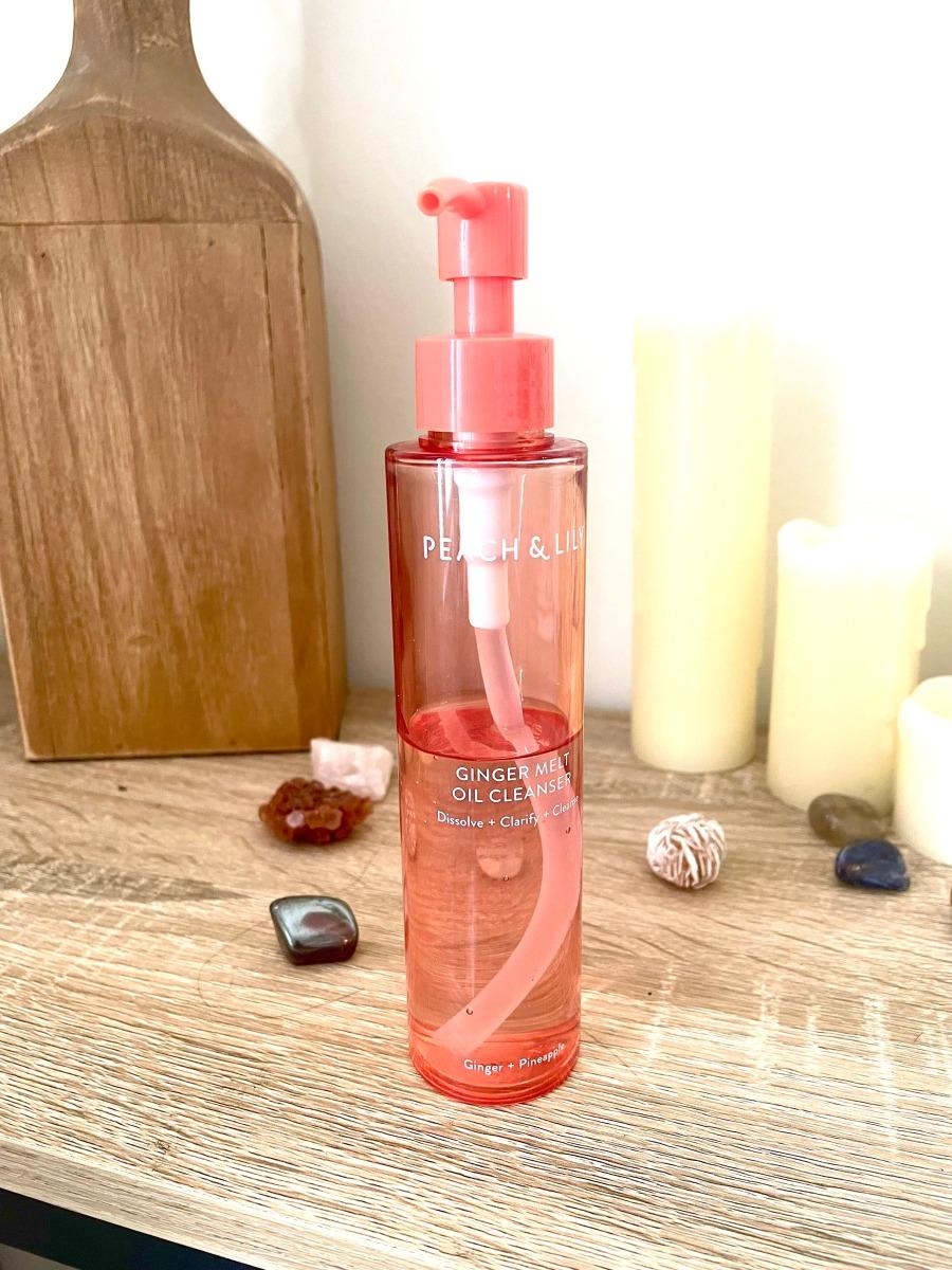 peach & lily ginger melt oil cleanser