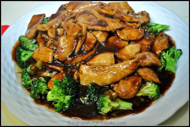 pf chang's ginger chicken with broccoli nutrition