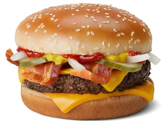 quarter pounder with cheese and bacon calories