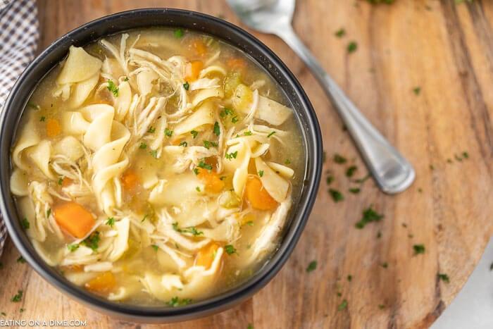 sodium in panera chicken noodle soup