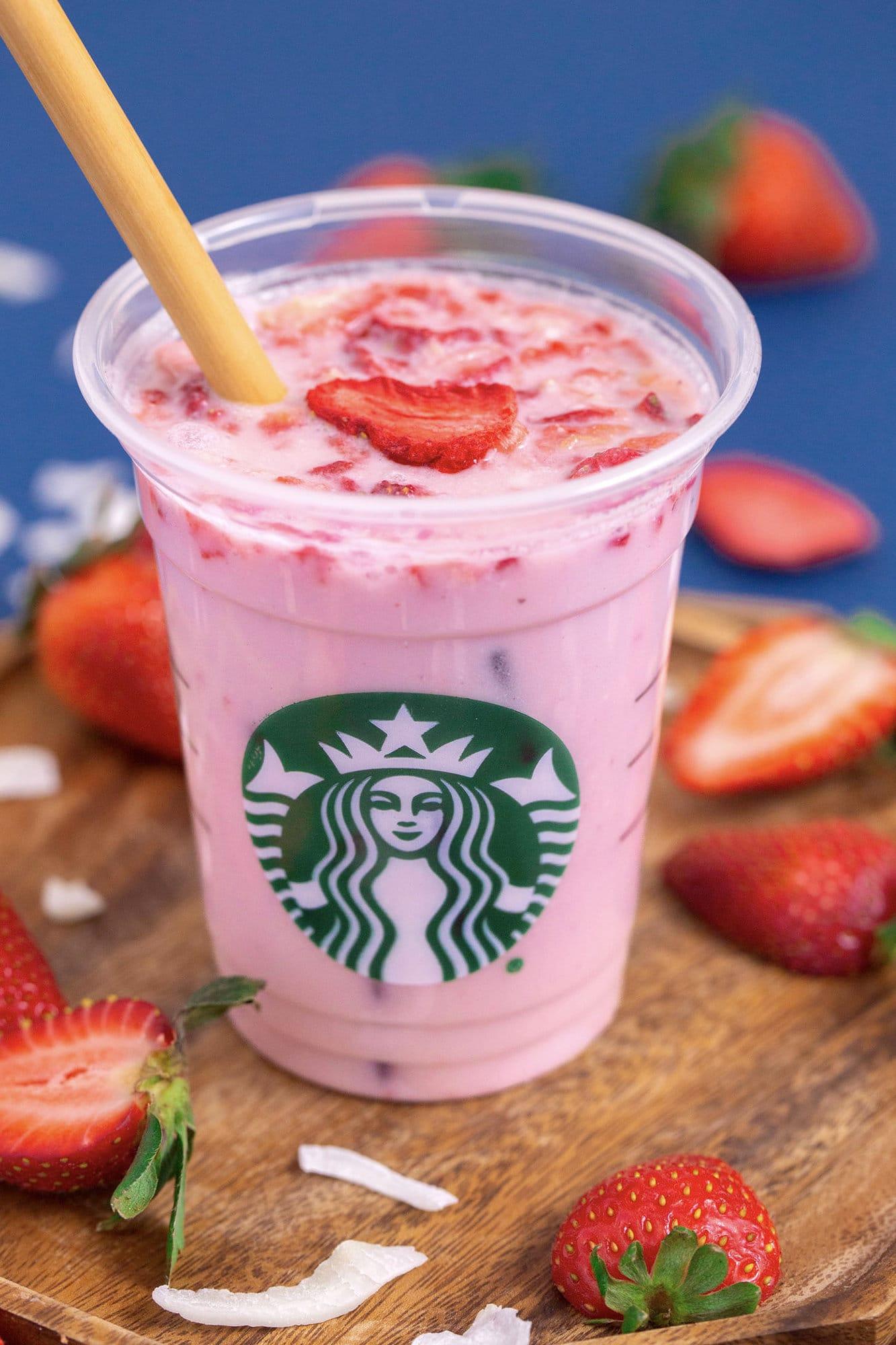 strawberry refresher with coconut milk nutrition