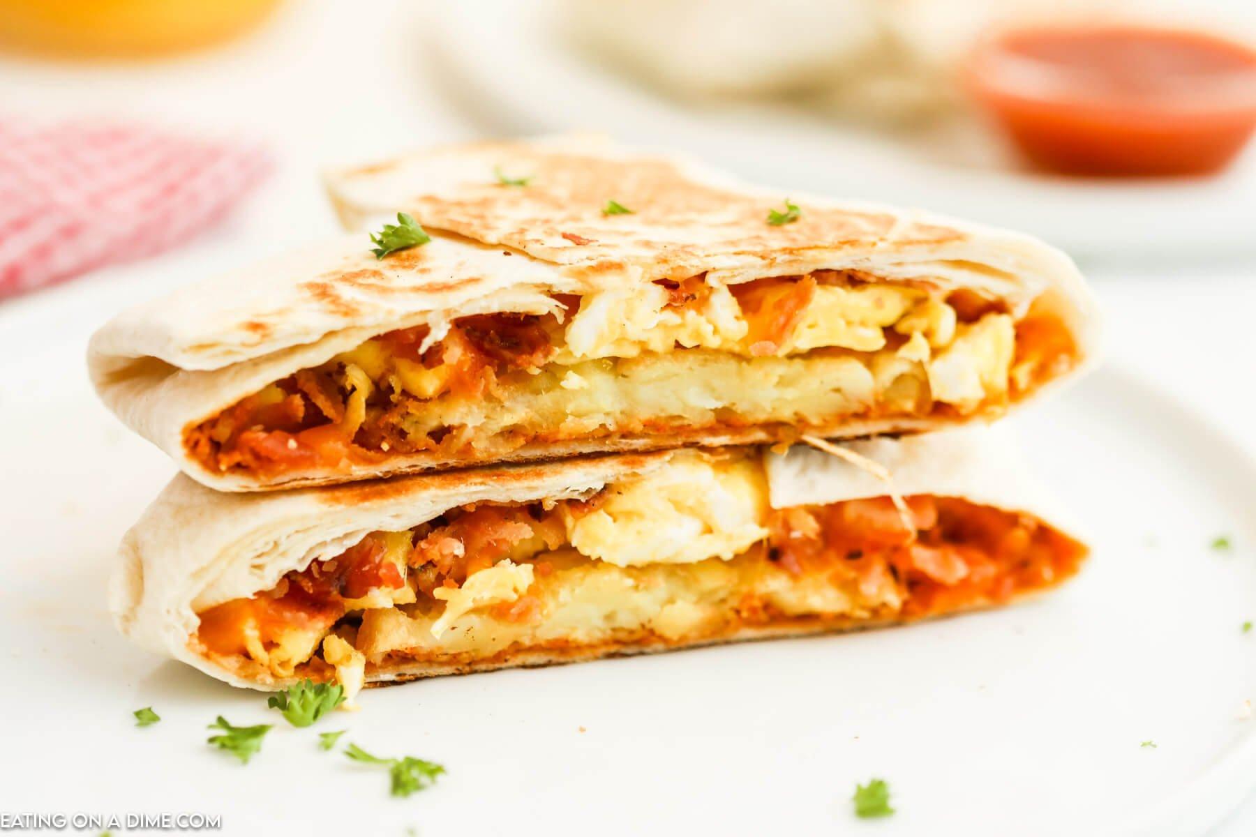 taco bell steak breakfast crunchwrap calories