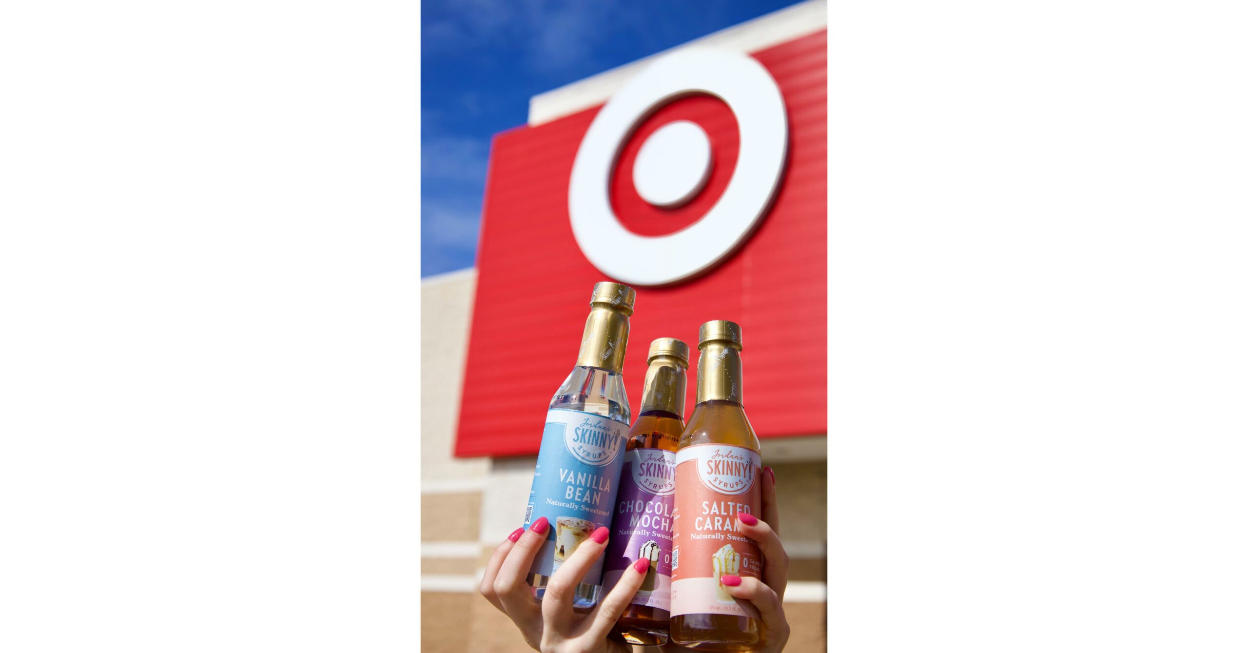 Jordan's Skinny Mixes Announces the Launch of Skinny Syrups in Select Target Stores. Make Coffee Shop Dupes at Home Without the Cost, Calories, or Artificial Sweeteners