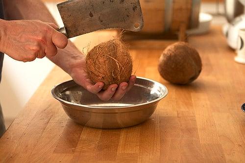 what does fresh coconut taste like