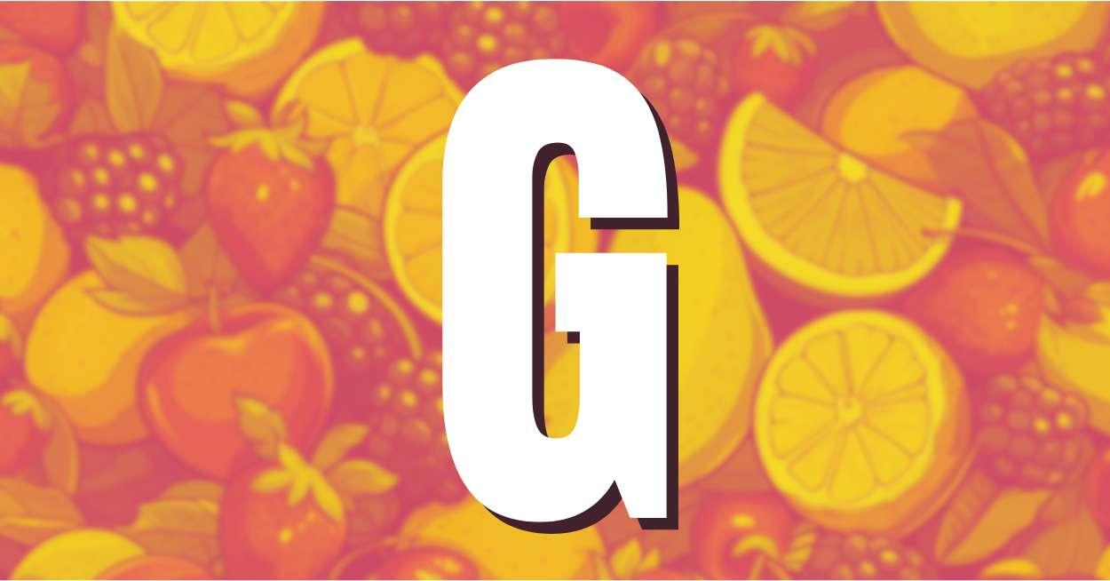 what fruits start with g