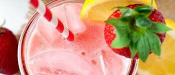 Strawberry Coconut Water Lemonade